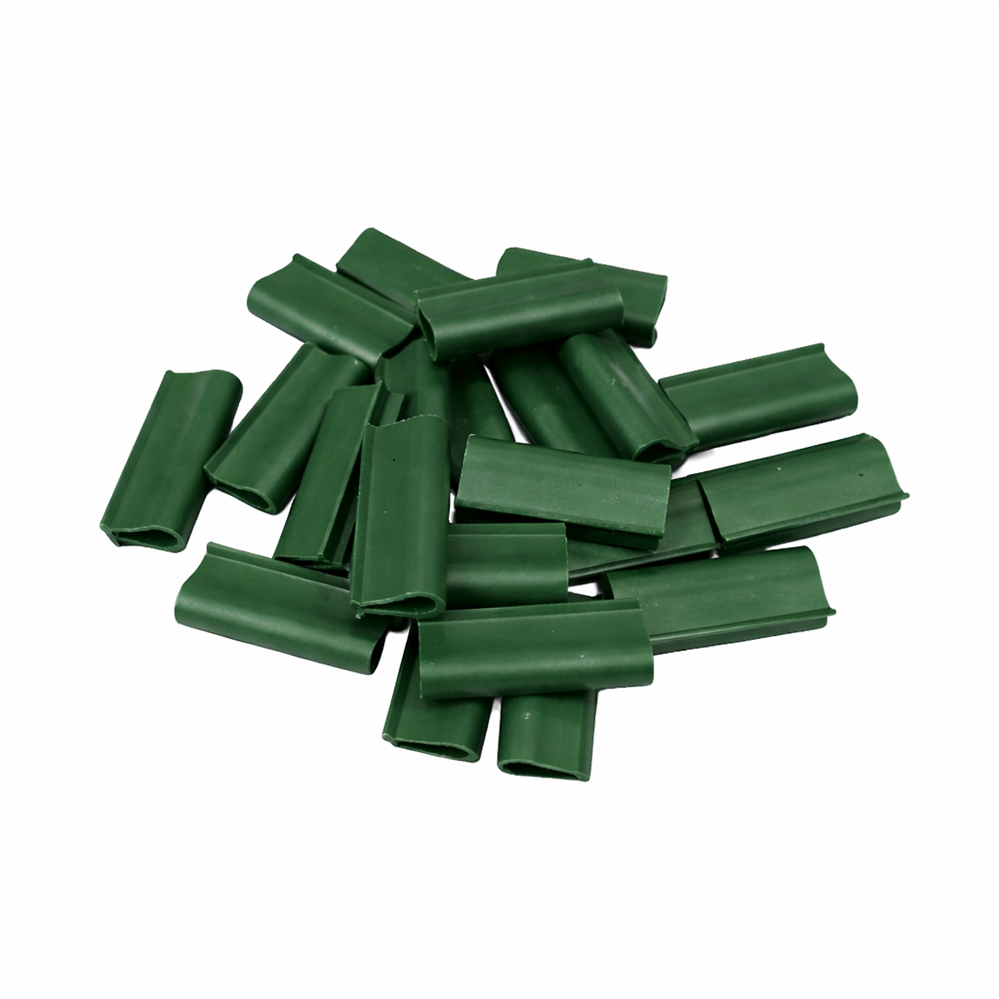 Sachet clips occultant Souple RAL 6005 (sachet de 20 pcs)