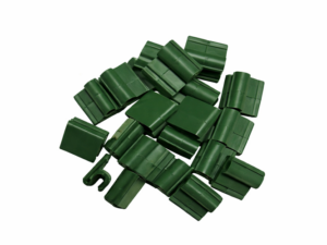 Sachet clips occultant Rigide RAL 6005 (sachet de 20 pcs)