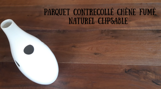 Parquet Chêne contrecollé 14×190×1900 mm – Choix Rustique Fumé